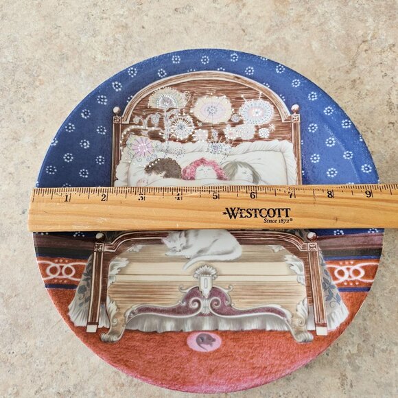 1981 Haviland Limoges Christmas Plate A Visit From Saint Nicholas 2nd in series - Picture 10 of 10